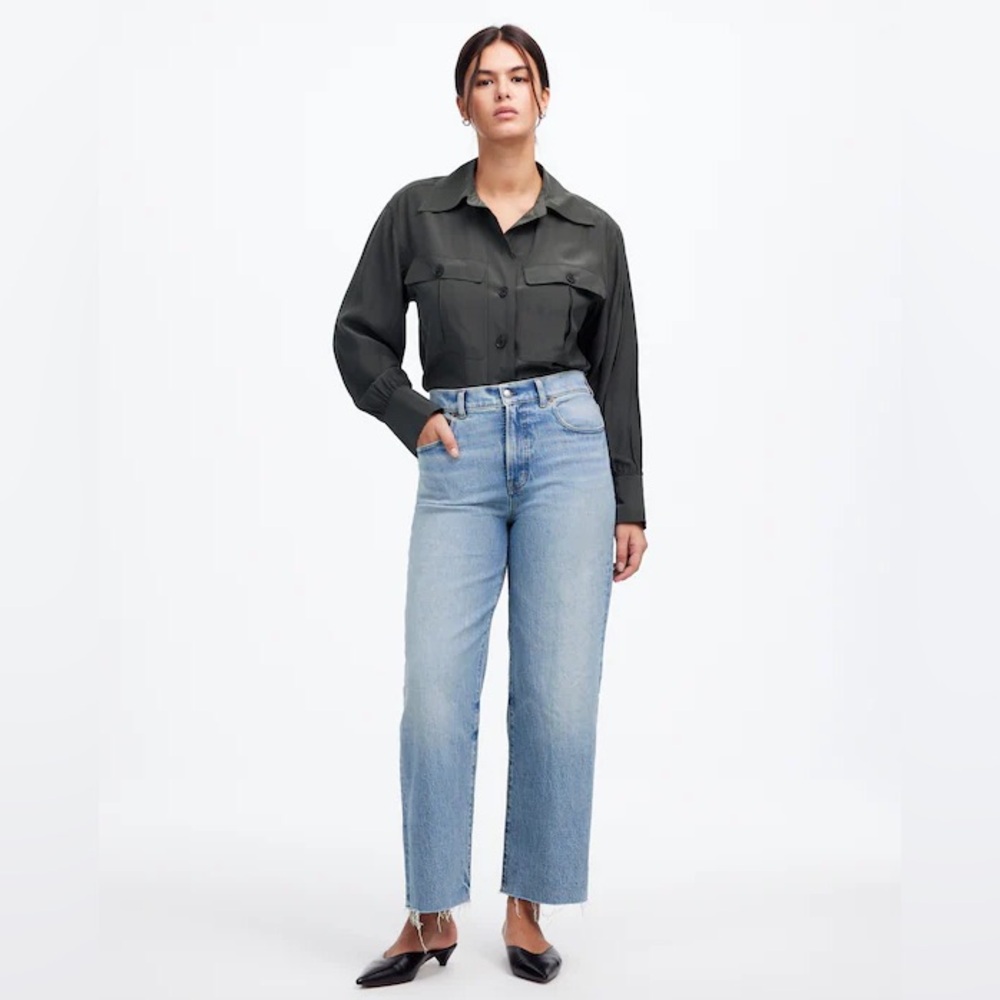 Madewell Vintage Wide Leg Crop Jeans